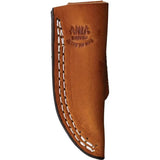 Anza Mini Fixed Blade Knife LJ Bone Handle 2.25 Inch Full Tang Leather Sheath Rugged For Outdoor Enthusiasts by Anza
