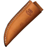 Anza Fixed Blade Knife Amber Bone Handle Full Tang For Outdoorsmen 6.5in Overall With 2.63in Clip Point WKR2 AJB Sheath by Anza