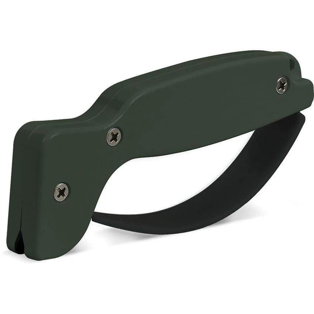 AccuSharp 1G Tungsten Carbide Knife And Tool Sharpener With Green Handle For Razor Sharp Edges by AccuSharp