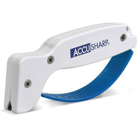 AccuSharp 001C Knife And Tool Sharpener With Diamond Tungsten Carbide Blades For Fast Safe Sharpening At Home by AccuSharp
