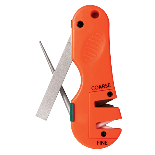 AccuSharp 028C Four-In-One Knife And Tool Sharpener With Multiple Surfaces For Straight Edges Serrations And Hooks by AccuSharp