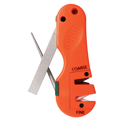 AccuSharp 028C Four-In-One Knife And Tool Sharpener With Multiple Surfaces For Straight Edges Serrations And Hooks by AccuSharp