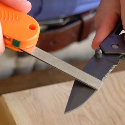 AccuSharp 028C Four-In-One Knife And Tool Sharpener With Multiple Surfaces For Straight Edges Serrations And Hooks by AccuSharp