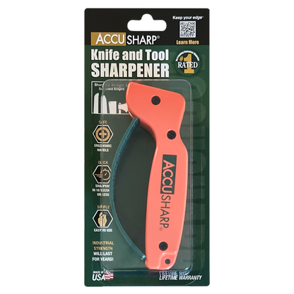AccuSharp 14 Knife & Tool Sharpener – Blaze Orange