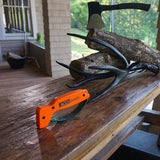 AccuSharp 14 Knife And Tool Sharpener Blaze Orange For Outdoor Enthusiasts Hunters And DIYers Serrated Edge Sharpening by AccuSharp