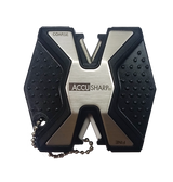 AccuSharp AS017C Diamond 2 Step Knife Sharpener With Coarse Diamond Rods And Fine Ceramic Rods For Fast Sharpening by AccuSharp