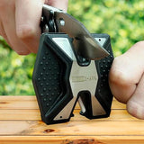 AccuSharp AS017C Diamond 2 Step Knife Sharpener With Coarse Diamond Rods And Fine Ceramic Rods For Fast Sharpening by AccuSharp