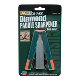 AccuSharp Diamond Paddle Sharpener Double Sided Diamond Surface For Portable Edge Maintenance And Honing On The Go by AccuSharp