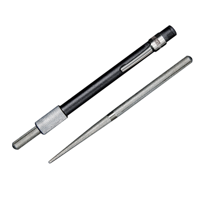 AccuSharp 030C Diamond Rod Knife Sharpener Pen Style Travel Ready Compact Retractable Coated Rod for Straight Edges by AccuSharp