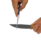 AccuSharp 030C Diamond Rod Knife Sharpener Pen Style Travel Ready Compact Retractable Coated Rod for Straight Edges by AccuSharp