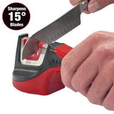 AccuSharp Gourmet 15 Degree Pull-Through Knife Sharpener Model 052C For Santoku And Asian Knives by AccuSharp