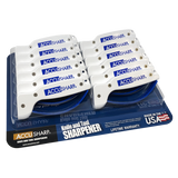 AccuSharp 1D Knife And Tool Sharpener White Handle For Kitchen Knives Serrated Blades Axes And Garden Tools by AccuSharp