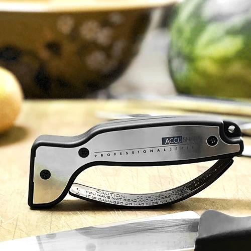 AccuSharp Pro Knife and Tool Sharpener Model 040C for Knives Serrated Blades Axes Machetes by AccuSharp