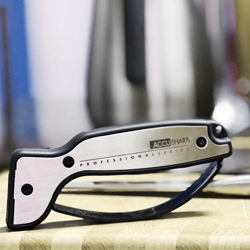 AccuSharp Pro Knife and Tool Sharpener Model 040C for Knives Serrated Blades Axes Machetes by AccuSharp