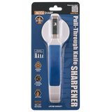 AccuSharp AS036C Two Stage Pull Through Knife Sharpener With Tungsten Carbide Blades And Ceramic Rods Blue Handle by AccuSharp