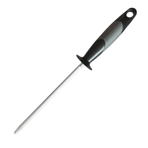 AccuSharp AS032C 9 Inch Sharpening Steel Realigns And Hones Knife Edges For Kitchen And Butcher Use by AccuSharp