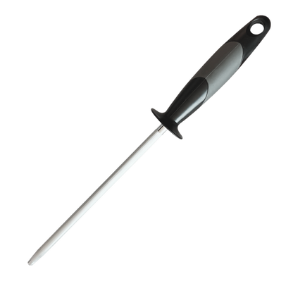 AccuSharp AS032C 9 Inch Sharpening Steel Realigns And Hones Knife Edges For Kitchen And Butcher Use by AccuSharp