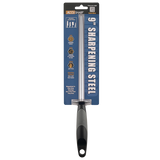 AccuSharp AS032C 9 Inch Sharpening Steel Realigns And Hones Knife Edges For Kitchen And Butcher Use by AccuSharp
