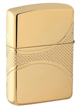 Zippo Armor® Fleur-de-Lis Lighter – High Polish Gold Plate by Zippo
