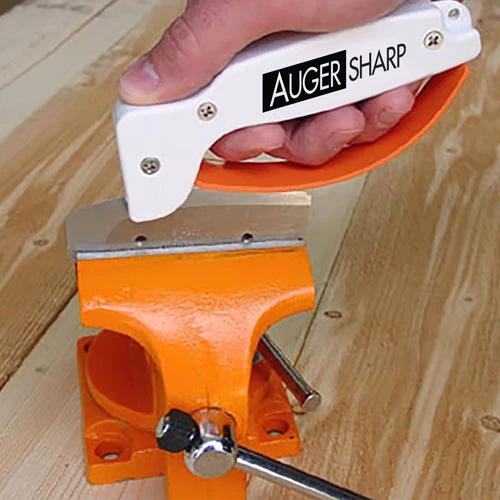 AccuSharp AugerSharp Ice Auger Sharpener Restores Sharp Cutting Edge Quickly for Anglers Compact Ice Tool by AccuSharp
