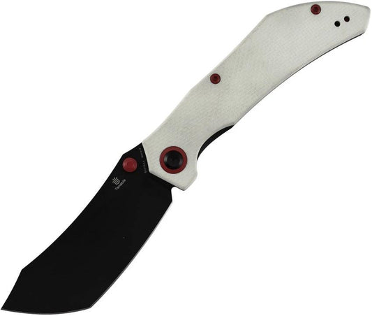 Tenable Knives Tipper Linerlock White G10 B1079A4 by Tenable Knives