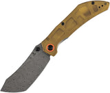 Tenable Knives Tipper Linerlock Amber PEI B1079A5 by Tenable Knives