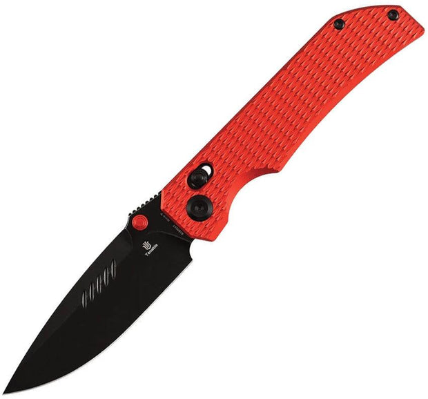Tenable Knives Eaglestrike Crossbar Lock Red B1095V7 by Tenable Knives
