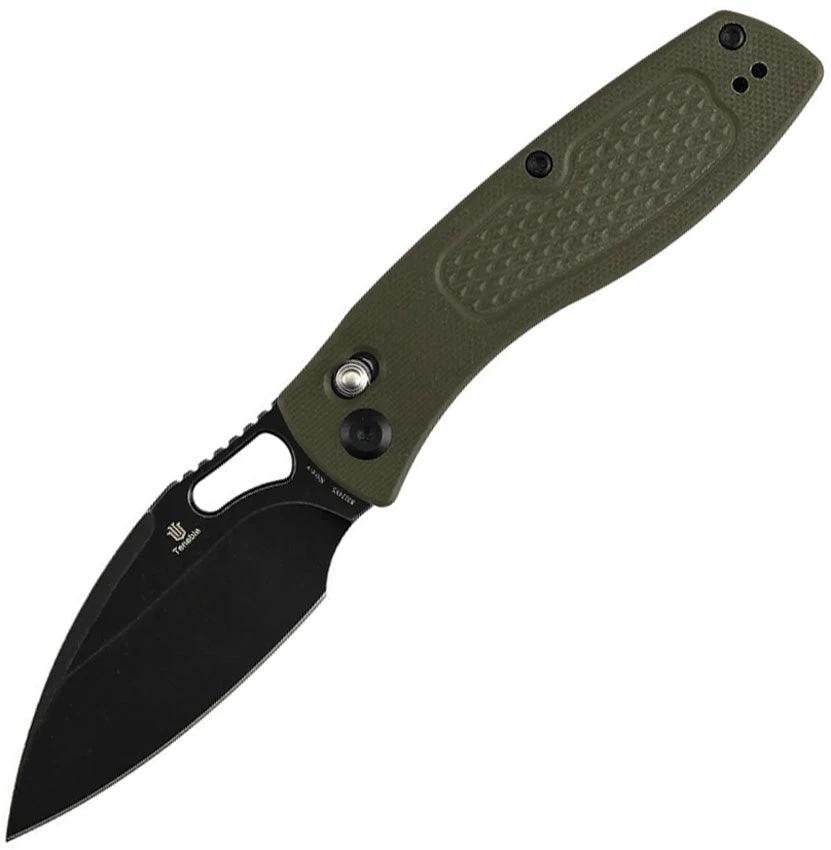 Tenable Knives Heron Crossbar Lock Grn G10 B2124V5 by Tenable Knives
