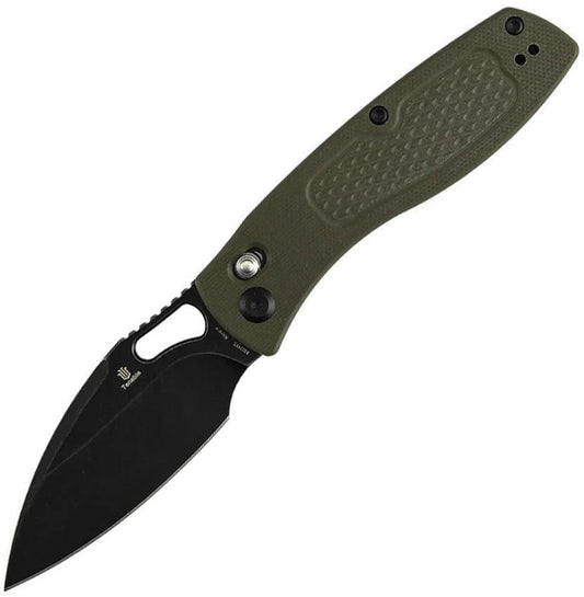 Tenable Knives Heron Crossbar Lock Grn G10 B2124V5 by Tenable Knives