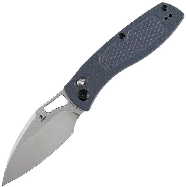 Tenable Knives Heron Crossbar Lock Gry G10 B2124V6 by Tenable Knives