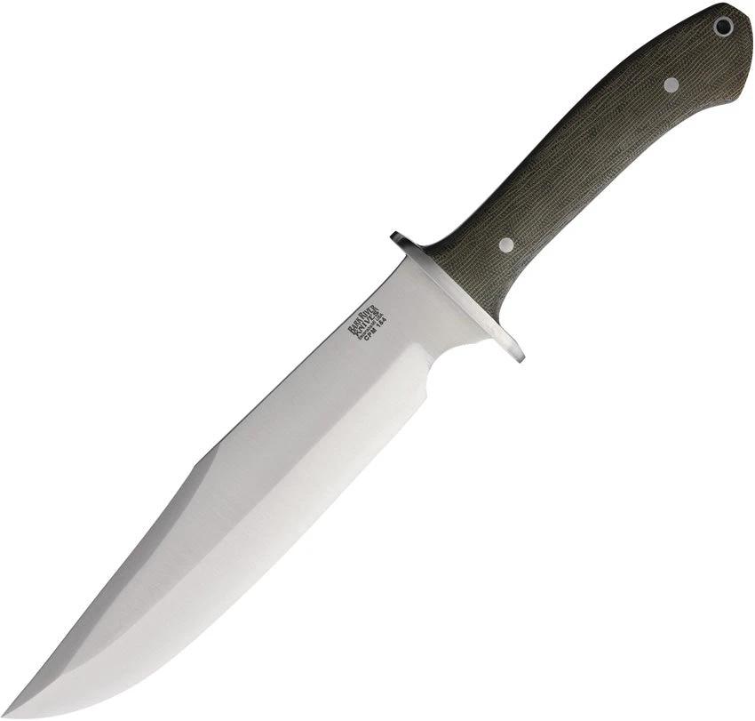 Bark River Highwayman IV Fixed Blade Grn 08-312MGC by Bark River