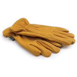 Barebones Living Classic Work Glove Natural Leather Premium Cowhide Keystone Thumb Stitch For DIYers by Barebones Living