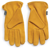Barebones Living Premium Leather Work Glove Large XL Keystone Thumb Stitch Shirred Elastic Back For DIYers by Barebones Living
