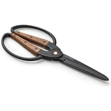 Barebones Living Large Scissors GDN-058 With Walnut Handle And Heat-Treated Stainless Blades For DIY Enthusiasts by Barebones Living