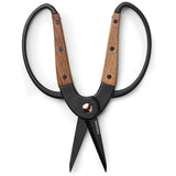 Barebones Living Small Scissors Walnut Handle With Heat Treated Stainless Blades Ambidextrous Grip For DIY Pros by Barebones Living
