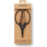 Barebones Living Small Scissors Walnut Handle With Heat Treated Stainless Blades Ambidextrous Grip For DIY Pros by Barebones Living