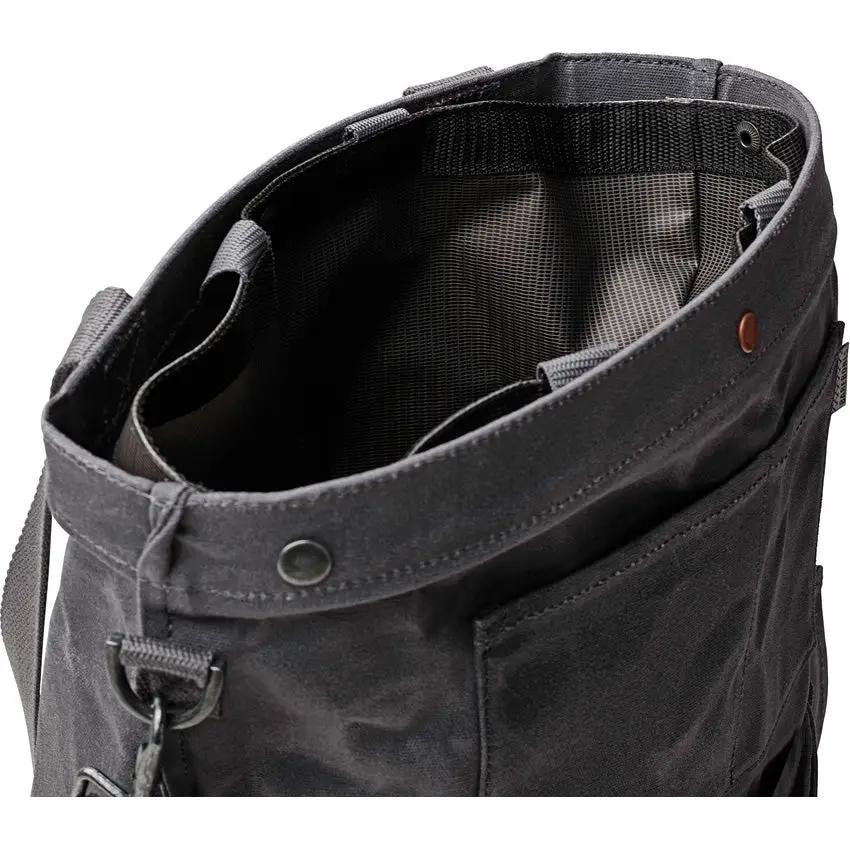 Barebones Living Harvest And Gathering Bag For Outdoors With Waxed Canvas Water Tight Liner And Multi Way Straps by Barebones Living