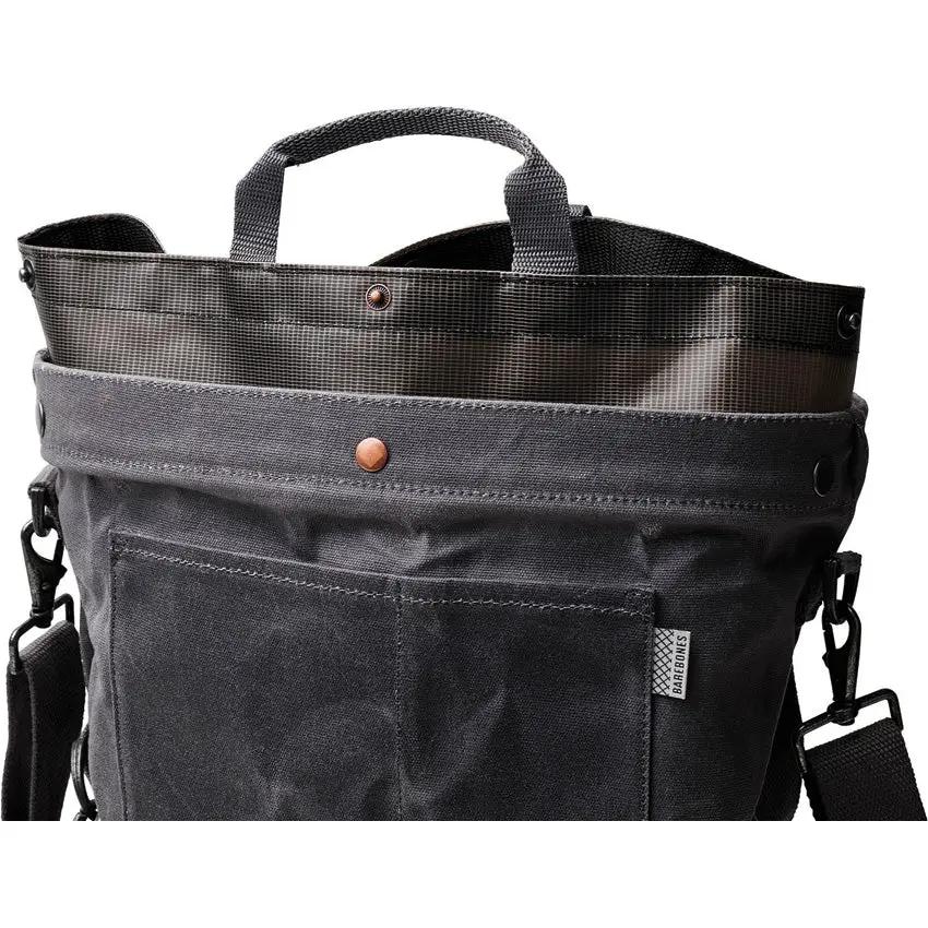 Barebones Living Harvest And Gathering Bag For Outdoors With Waxed Canvas Water Tight Liner And Multi Way Straps by Barebones Living