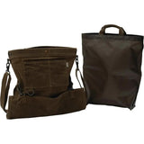 Barebones Living Harvesting Bag GDN-069 Durable Paraffin Waxed Canvas Garden Tote For Gardeners With Multi Way Straps by Barebones Living