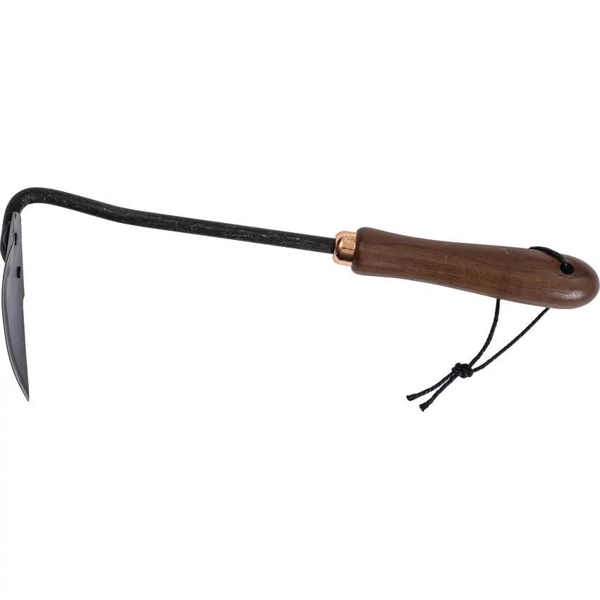 Barebones Living Lightweight Triangle Hoe For Gardeners With Walnut Handle And Heat Treated 2Cr13 Blade by Barebones Living
