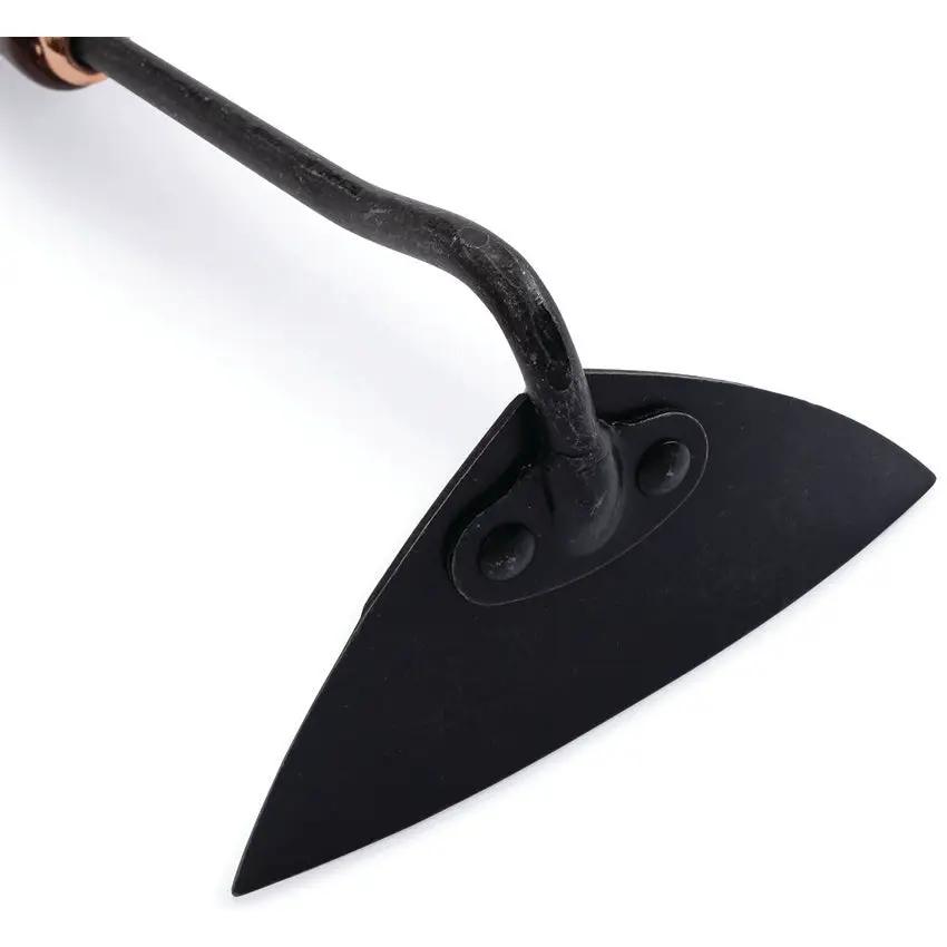 Barebones Living Lightweight Triangle Hoe For Gardeners With Walnut Handle And Heat Treated 2Cr13 Blade by Barebones Living
