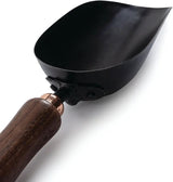 Barebones Living Garden Scoop Durable Twelve Point Five Inch Walnut Handle Heat Treated Stainless 2Cr13 For Gardeners by Barebones Living