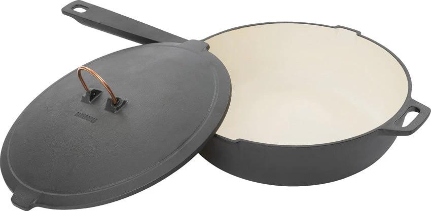 Barebones Living Enamel Lined Cast Iron Skillet CKW-1104 by Barebones Living