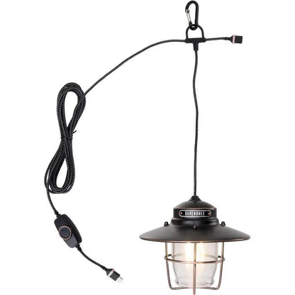 Barebones Living Outpost Pendant Light Bronze With USB Plug Industrial Rustic Smooth Dimming Rust Resistant Steel by Barebones Living