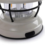 Barebones Living Edison Mini Lantern LIV170 Water Resistant Outdoor Steel Cage With Dual Brightness Warm Edison LEDs by Barebones Living