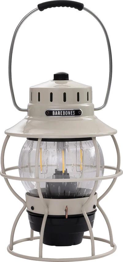 Barebones Living Railroad Lantern Vintage White LIV-180 by Barebones Living