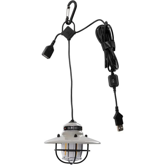 Barebones Living Edison Pendant Light Rechargeable Outdoor USB Lamp for Camping and Deck Use by Barebones Living