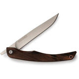 Barebones Living Solo Linerlock Knife HMS-2110 Premium 50CrMoV15 Blade Walnut Handle For EDC Enthusiasts by Barebones Living