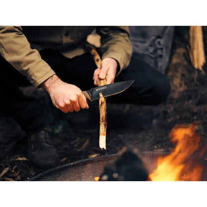 Barebones Woodsman No 6 Field Knife Barebones Living Full Tang SK5 Carbon Blade Walnut Handle Survival Outdoors by Barebones Living