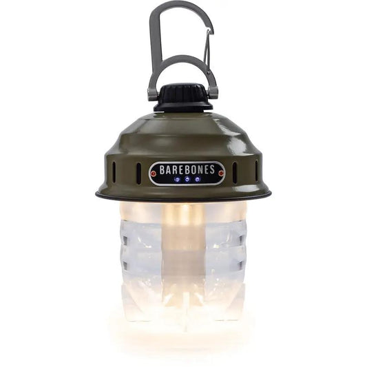 Barebones Living Beacon Hanging Lantern Rechargeable Water Resistant 3W LED OD Green For Campers by Barebones Living